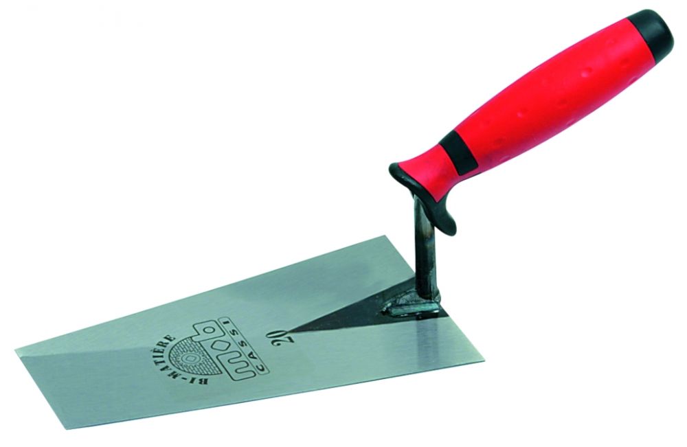 TRUELLE ITALIENNE CARREE 20 CM POIG. BIMATIERE 